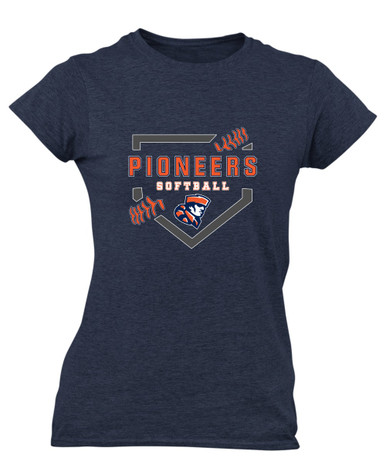 Heritage Pioneers Softball #2 Women's Premium SS T-Shirt