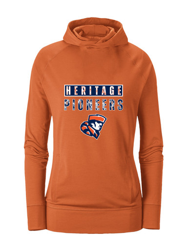Heritage Pioneers Mascot #9 Women's Hoodie