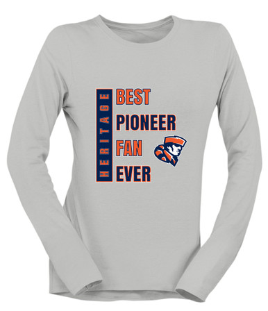 Heritage Pioneers Best Pioneer Fan Women's Premium LS T-Shirt