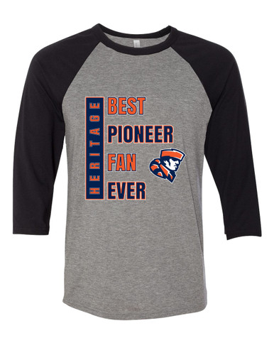 Heritage Pioneers Best Pioneer Fan Women's Baseball T-Shirt