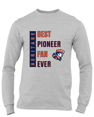 Heritage Pioneers Best Pioneer Fan Men's LS T-Shirt