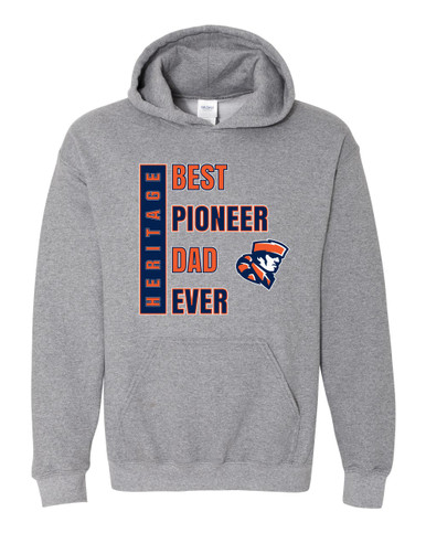 Heritage Pioneers Best Pioneer Dad Men's Hoodie