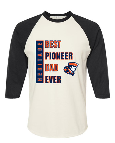 Heritage Pioneers Best Pioneer Dad Men's Baseball T-Shirt