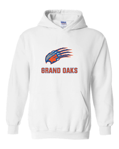 Grand Oaks Grizzlies Claw Mascot #2 Men's Hoodie