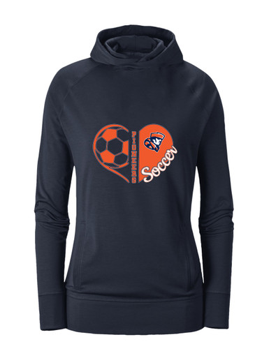 Heritage Pioneers Heart Soccer Women's Hoodie