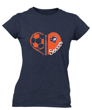 Heritage Pioneers Heart Soccer Women's Premium SS T-Shirt