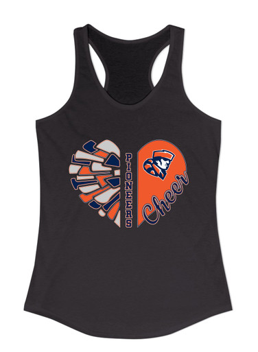 Heritage Pioneers Heart Cheer Women's Tank Top