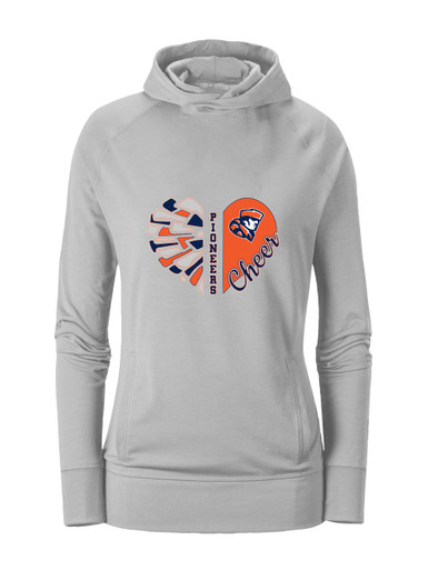 Heritage Pioneers Heart Cheer Women's Hoodie