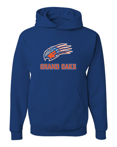 Grand Oaks Grizzlies Claw Mascot #2 Men's Premium Hoodie