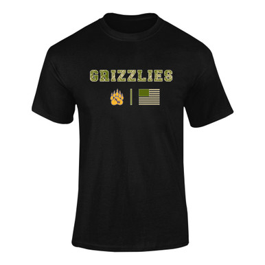 Northwest Grizzlies Camo Flag Men's Premium SS T-Shirt