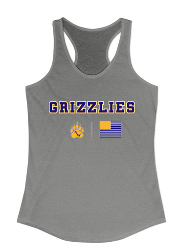Northwest Grizzlies Team Colors Flag Women's Tank Top