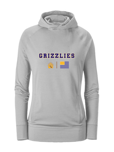 Northwest Grizzlies Team Colors Flag Women's Hoodie