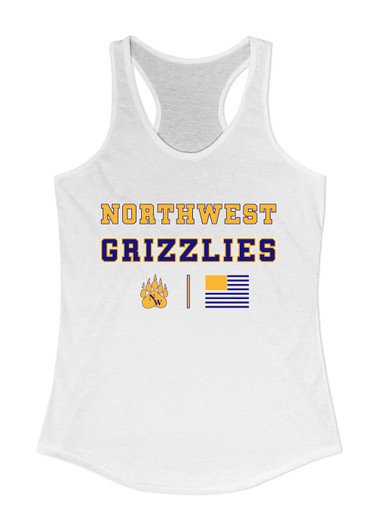 Northwest Grizzlies Spirit Flag Women's Tank Top