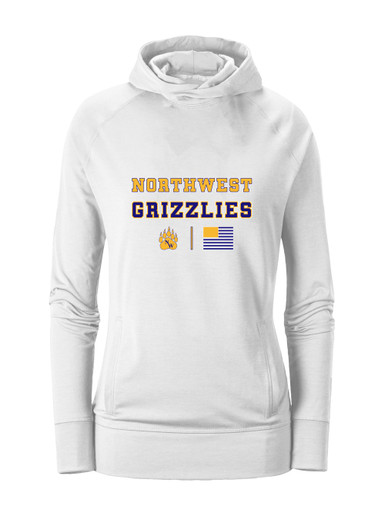 Northwest Grizzlies Spirit Flag Women's Hoodie