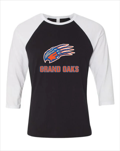Grand Oaks Grizzlies Claw Mascot #2 Men's Baseball T-Shirt