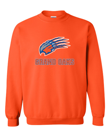 Grand Oaks Grizzlies Claw Mascot #2 Men's Sweatshirt