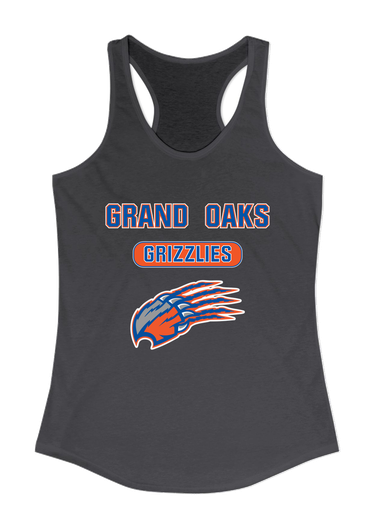 Grand Oaks Grizzlies Claw Mascot #3 Women's Tank Top