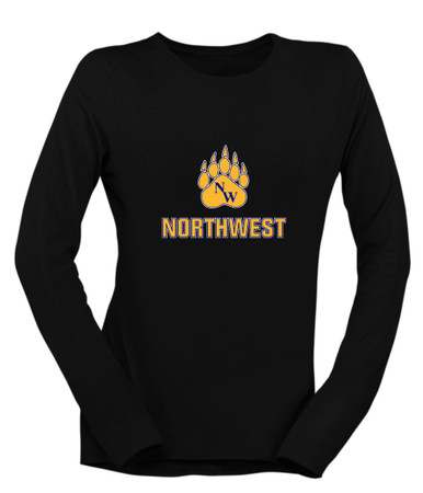 Northwest Grizzlies Mascot #2 Women's Premium LS T-Shirt