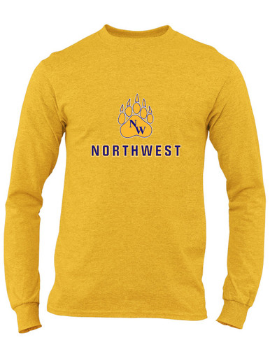 Northwest Grizzlies Mascot #2 Men's LS T-Shirt