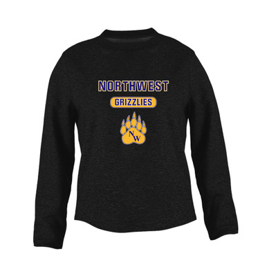 Northwest Grizzlies Mascot #3 Women's Sweatshirt