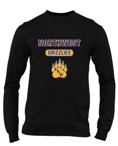 Northwest Grizzlies Mascot #3 Men's Premium LS T-Shirt