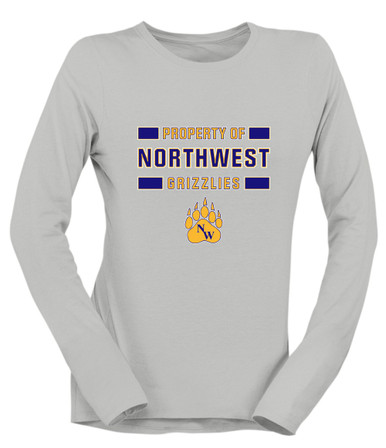 Northwest Grizzlies Property Of Women's Premium LS T-Shirt