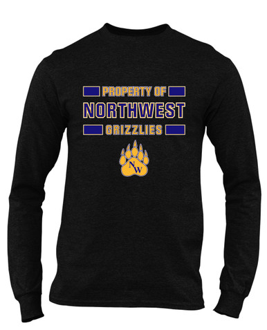 Northwest Grizzlies Property Of Men's LS T-Shirt