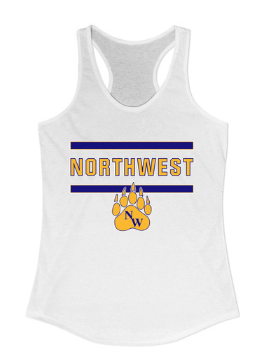 Northwest Grizzlies Mascot #4 Women's Tank Top