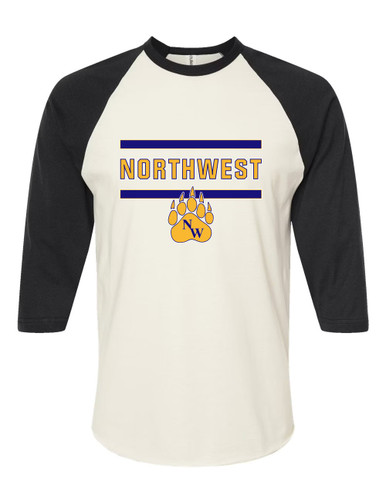 Northwest Grizzlies Mascot #4 Women's Baseball T-Shirt