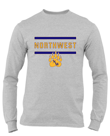 Northwest Grizzlies Mascot #4 Men's Premium LS T-Shirt