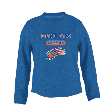 Grand Oaks Grizzlies Claw Mascot #3 Women's Sweatshirt