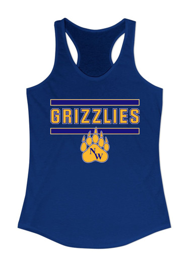Northwest Grizzlies Mascot #5 Women's Tank Top