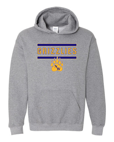 Northwest Grizzlies Mascot #5 Men's Hoodie