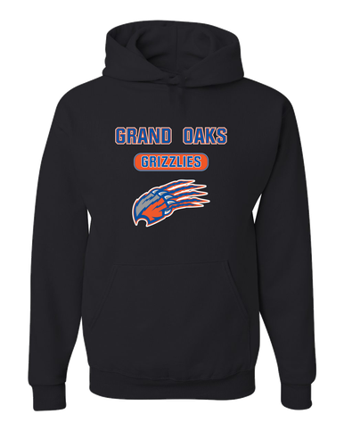 Grand Oaks Grizzlies Claw Mascot #3 Men's Premium Hoodie