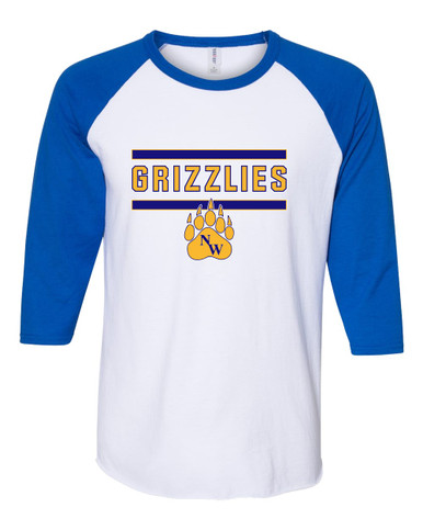 Northwest Grizzlies Mascot #5 Women's Baseball T-Shirt