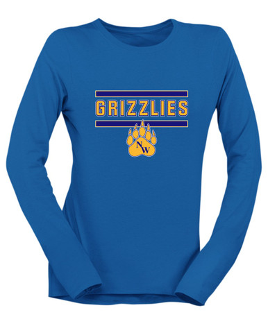 Northwest Grizzlies Mascot #5 Women's Premium LS T-Shirt