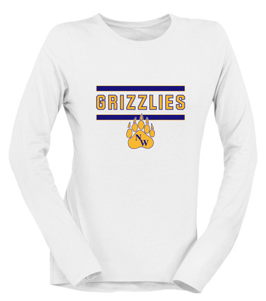 Northwest Grizzlies Mascot #5 Women's LS T-Shirt