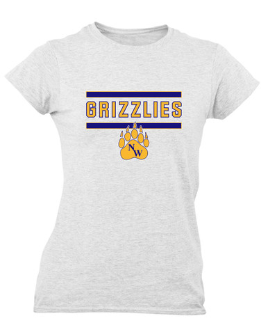 Northwest Grizzlies Mascot #5 Women's Premium SS T-Shirt