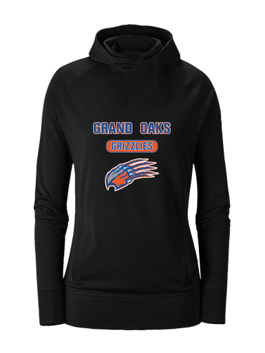Grand Oaks Grizzlies Claw Mascot #3 Women's Hoodie