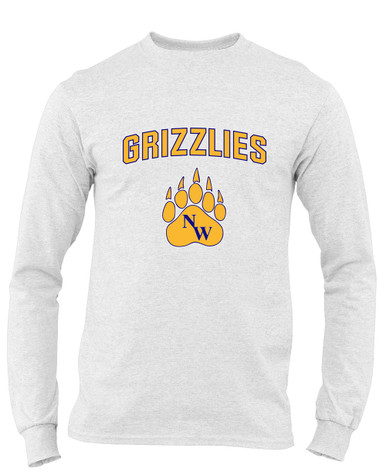 Northwest Grizzlies Mascot #6 Men's LS T-Shirt