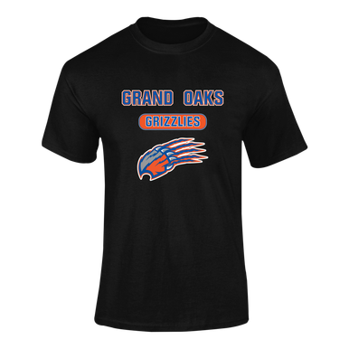 Grand Oaks Grizzlies Claw Mascot #3 Men's SS T-Shirt