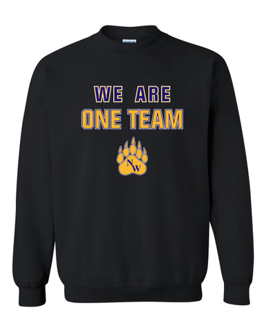 Northwest Grizzlies We Are One Team Men's Sweatshirt