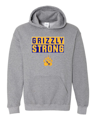 Northwest Grizzlies Strong #1 Men's Hoodie