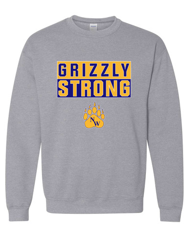 Northwest Grizzlies Strong #1 Men's Sweatshirt