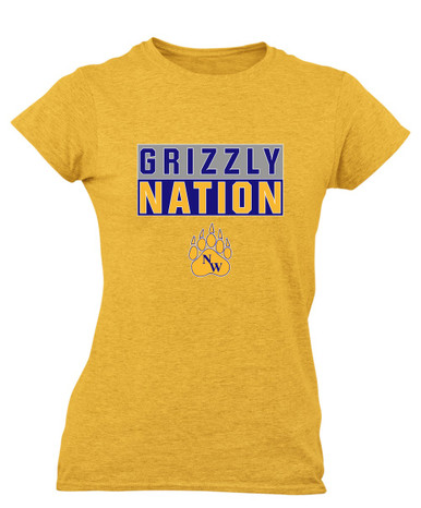 Northwest Grizzlies Nation #1 Women's SS T-Shirt