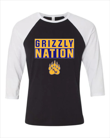 Northwest Grizzlies Nation #1 Men's Baseball T-Shirt