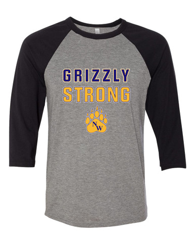 Northwest Grizzlies Strong #2 Women's Baseball T-Shirt