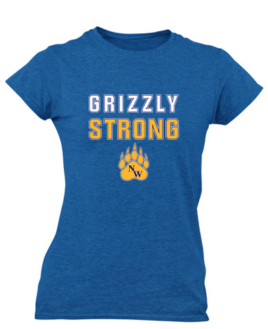 Northwest Grizzlies Strong #2 Women's Premium SS T-Shirt