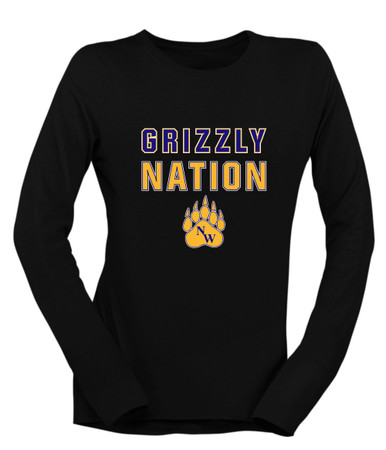 Northwest Grizzlies Nation #2 Women's LS T-Shirt