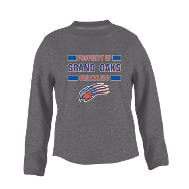 Grand Oaks Grizzlies Claw Property Of Women's Sweatshirt